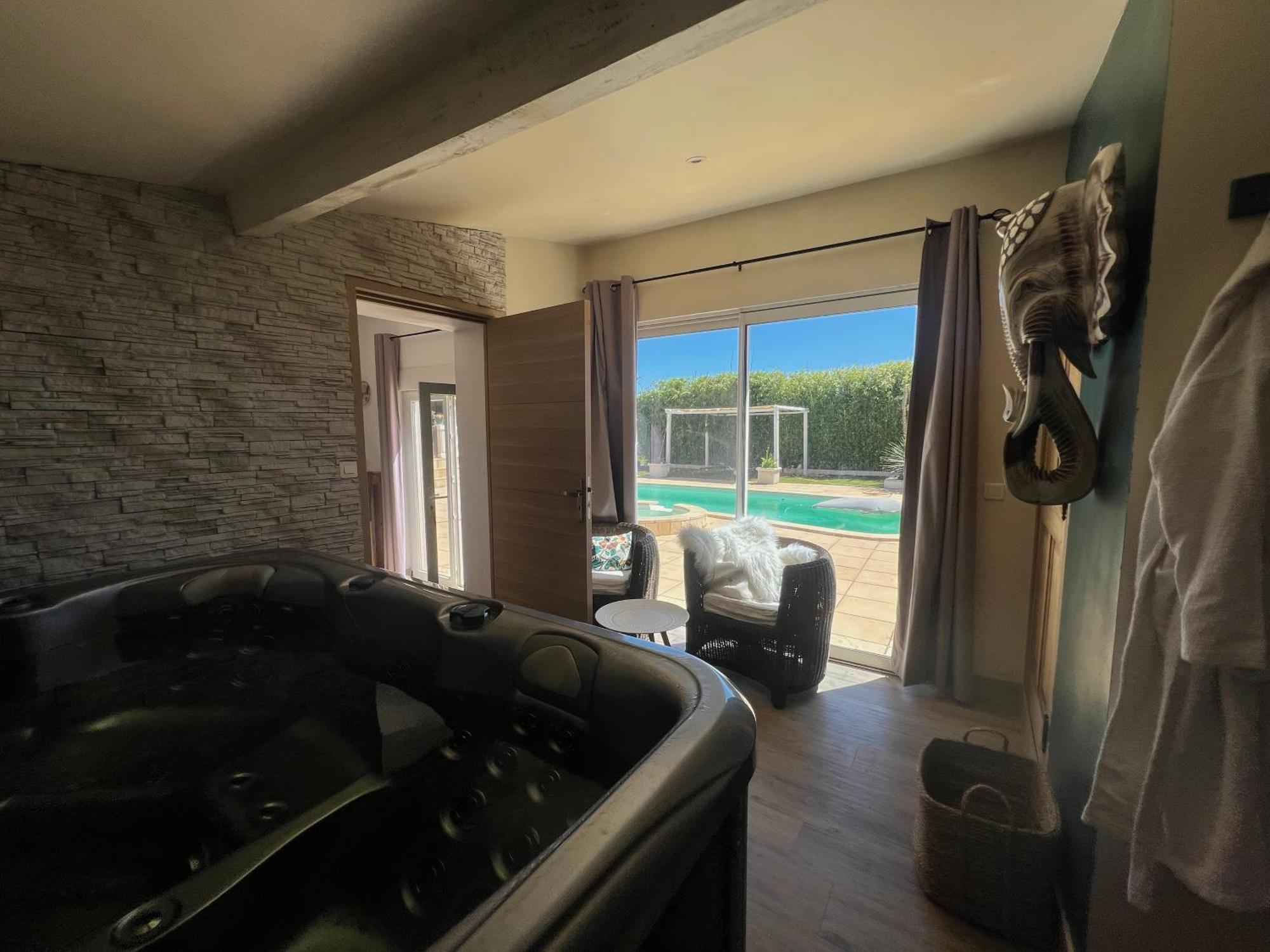 Lecrin Chambre D'Hote Spa Bellegarde  Exteriér fotografie